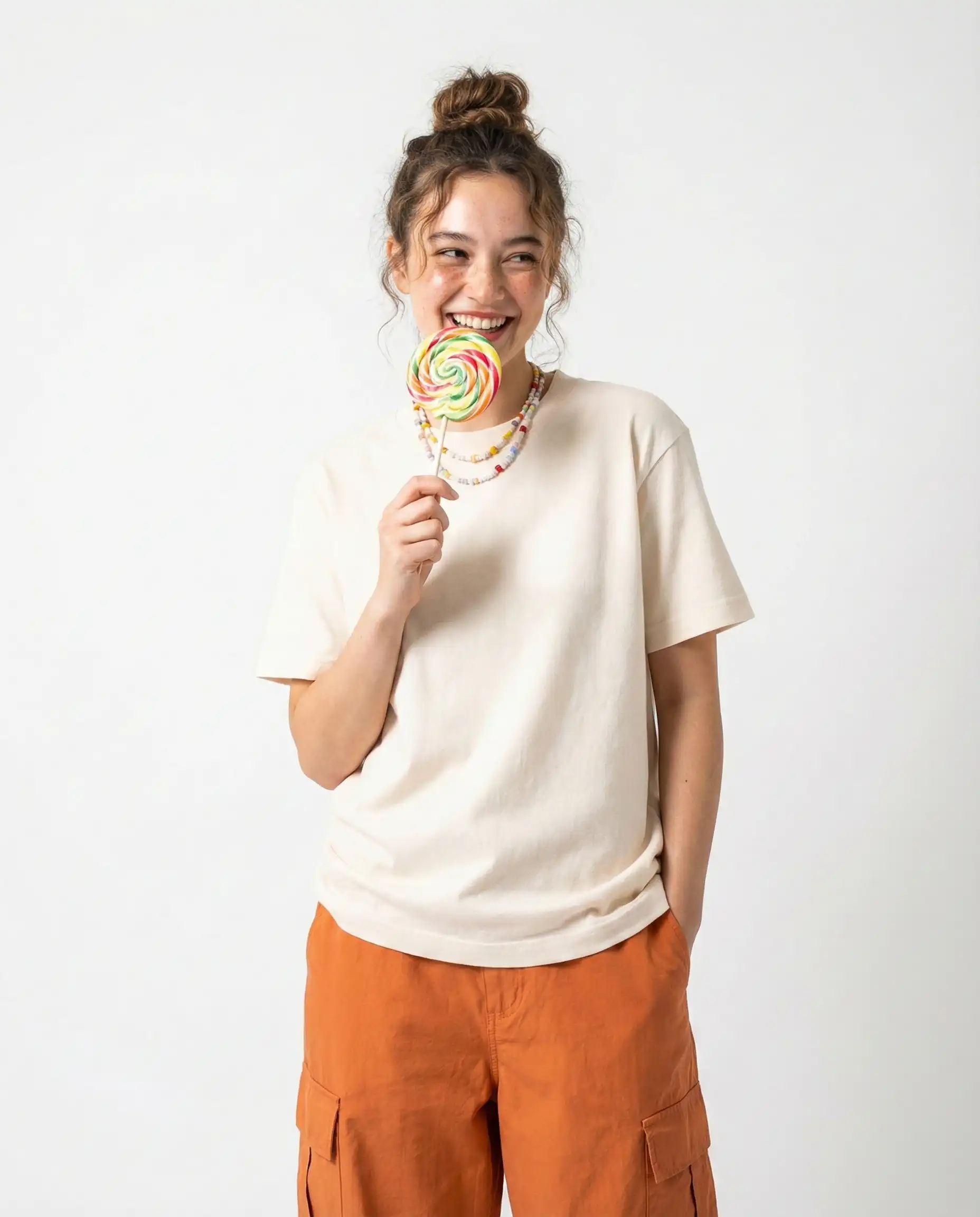 Studio-quality on-model product photography